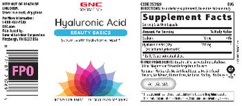 GNC Women's Hyaluronic Acid Beauty Basics - supplement