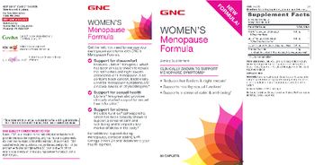 GNC Women's Menopause Formula - supplement
