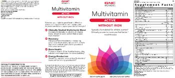 GNC Women's Multivitamin Active without Iron - supplement