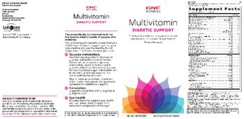 GNC Women's Multivitamin Diabetic Support - supplement