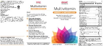 GNC Women's Multivitamin Energy & Metabolism - supplement