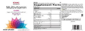 GNC Women's Multivitamin Gummy Mixed Berry - supplement