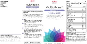 GNC Women's Multivitamin Prenatal Plus DHA & Iron - supplement