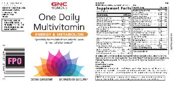 GNC Women's One Daily Multivitamin Energy & Metabolism - supplement