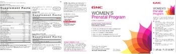 GNC Women's Prenatal Program Calcium 600 - supplement