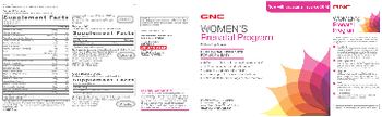 GNC Women's Prenatal Program Prenatal Formula - supplement