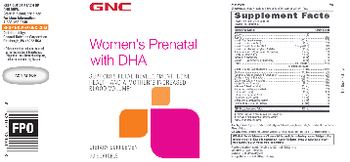 GNC Women's Prenatal With DHA - supplement