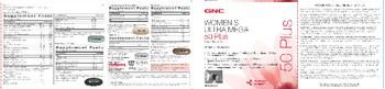 GNC Women's Ultra Mega 50 Plus Calcium & Vitamin D With MBP - supplement