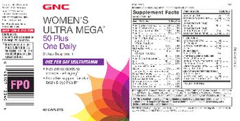 GNC Women's Ultra Mega 50 Plus One Daily - supplement