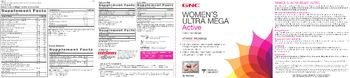 GNC Women's Ultra Mega Active Calcium 600 - supplement
