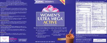 GNC Women's Ultra Mega Active Milk Chocolate - supplement