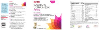 GNC Women's Ultra Mega Active Vanilla - supplement