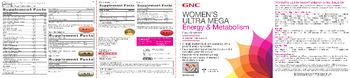 GNC Women's Ultra Mega Energy & Metabolism Concentrated Fish Oil - supplement