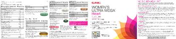 GNC Women's Ultra Mega Heart Double Strength Fish Oil - supplement