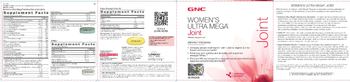 GNC Women's Ultra Mega Joint Women's Ultra Mega Without Iron And Iodine - supplement