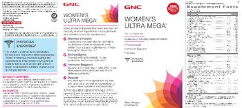 GNC Women's Ultra Mega Women's Ultra Mega - supplement