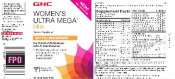 GNC Women's Ultra Mega Women's Ultra Mega Mini - supplement