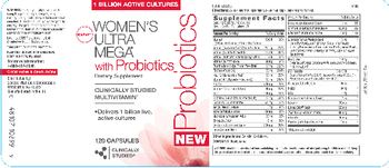 GNC Women's Ultra Mega Women's Ultra Mega With Probiotics - supplement