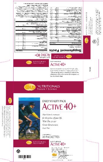 GNLD Nutritionals Daily Vitality Pack Active 40+ - supplement