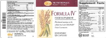 GNLD Nutritionals Formula IV Food Supplement - supplement