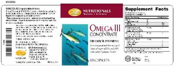 GNLD Nutritionals Omega-III Concentrate - supplement