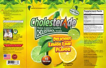 Go Epic Health Cholesterade Lemon Lime Flavor - supplement