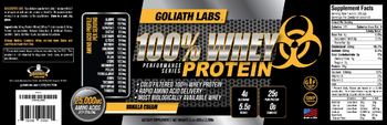 Goliath Labs 100% Whey Protein Vanilla Cream - supplement