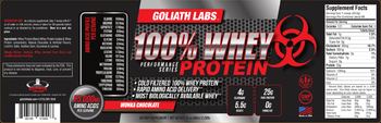 Goliath Labs 100% Whey Protein Wonka Chocolate - supplement
