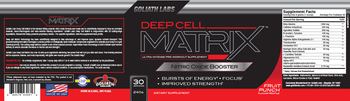 Goliath Labs Deep Cell Matrix Fruit Punch - supplement