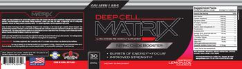 Goliath Labs Deep Cell Matrix Raspberry Lemonade - supplement