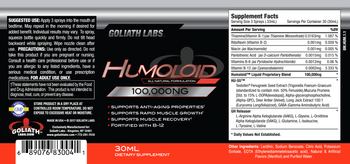 Goliath Labs Humoloid 100,000 ng - supplement