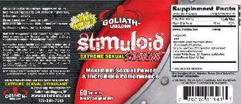 Goliath Labs Stimuloid Extreme Sexual Stimulant - supplement