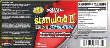 Goliath Labs Stimuloid II - supplement
