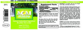 Good 'N Natural Acai 3000 mg - supplement