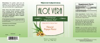 Good 'N Natural Aloe Vera Natural Papaya Flavor - supplement
