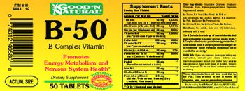 Good 'N Natural B-50 B-Complex Vitamin - supplement