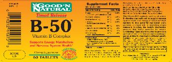 Good 'N Natural B-50 Vitamin B-Complex - supplement
