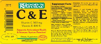 Good 'N Natural C & E - supplement