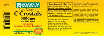 Good 'N Natural C Crystals 5000 mg - supplement