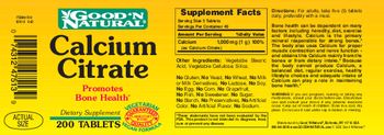 Good 'N Natural Calcium Citrate - supplement