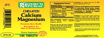 Good 'N Natural Chelated Calcium Magnesium - supplement