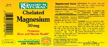 Good 'N Natural Chelated Magnesium 30 mg - supplement