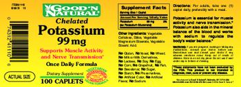 Good 'N Natural Chelated Potassium 99 mg - supplement