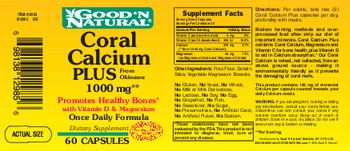 Good 'N Natural Coral Calcium Plus 1000 mg - supplement