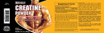 Good 'N Natural Creatine Powder HPLC Pure Creatine Monohydrate - supplement