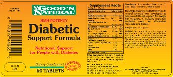 Good 'N Natural Diabetic Support Formula - supplement