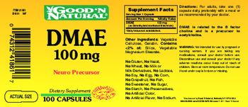 Good 'N Natural DMAE 100 mg - supplement