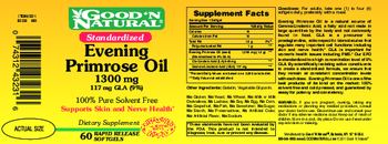 Good 'N Natural Evening Primrose Oil 1300 mg 117 mg GLA (9%) - supplement