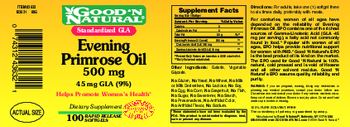 Good 'N Natural Evening Primrose Oil 500 mg 45 mg GLA (9%) - supplement