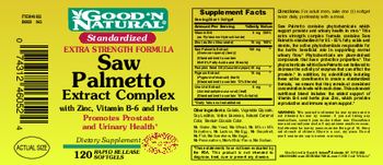 Good 'N Natural Extra Strength Saw Palmetto Extract Complex - supplement